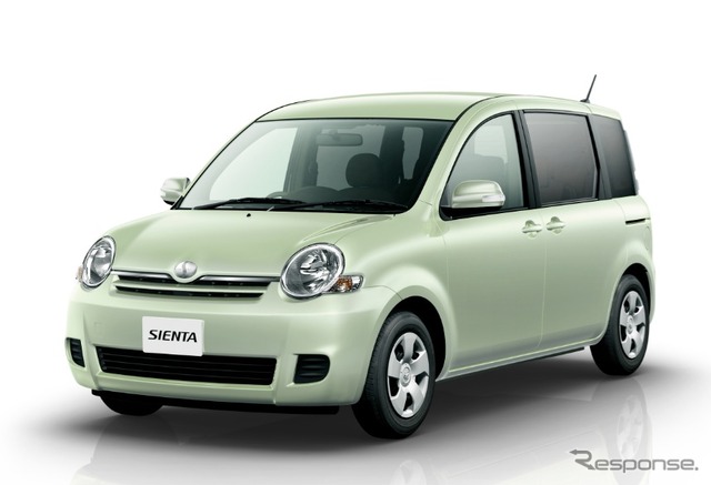 シエンタX(2WD、ライトグリーンメタリック、オプション装着車)
