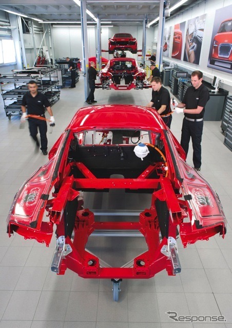 ビベラッハ工場でのR8 e-tron生産