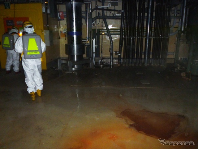 福島第一原子力発電所2号機原子炉建屋内1階（5月18日撮影）