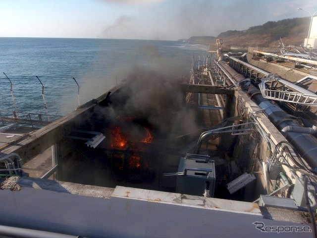 東京電力福島第一原子力発電所（4月12日）