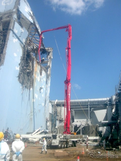 東京電力福島第一原子力発電所（4月12日）