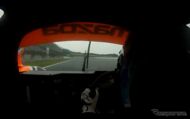 マツダ787Bのテスト走行（5月17日）