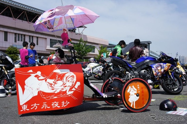 東京お台場に、約1000台の痛車が集結した