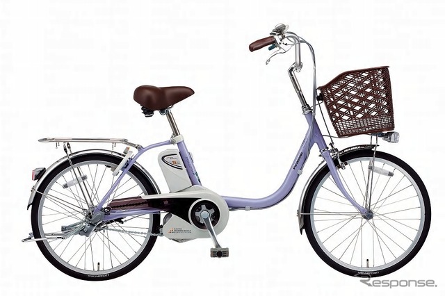 パナソニックの電動アシスト自転車。リチウムビビ・SS・20(低床設計)