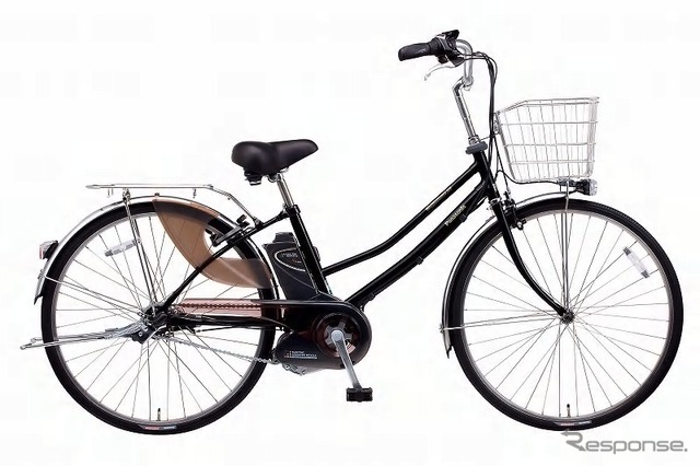 パナソニックの電動アシスト自転車。タフママ・EB(通学向け)