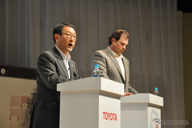 トヨタ、セールスフォース 提携会見（23日）