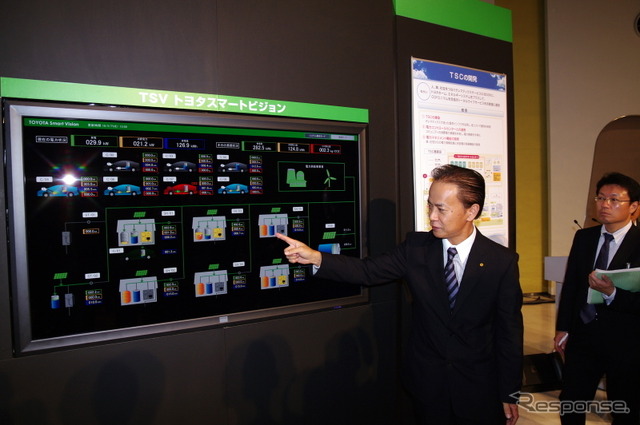 2010年10月に行われたトヨタスマートセンター 発表会見