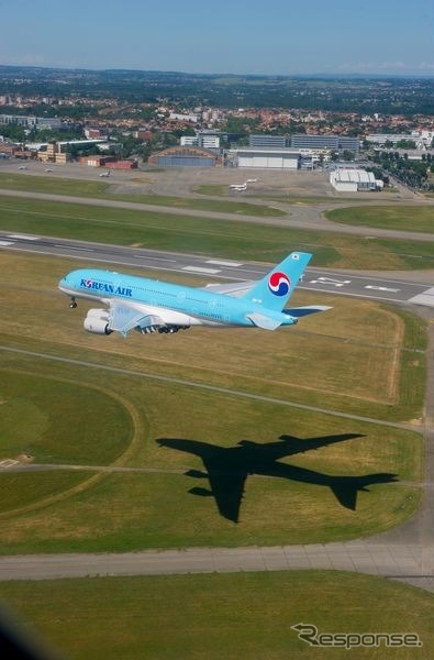 大韓航空にエアバスA380…6月からソウル-成田線