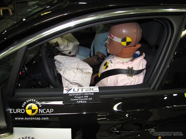 プジョー 508 ユーロNCAP 衝突テスト