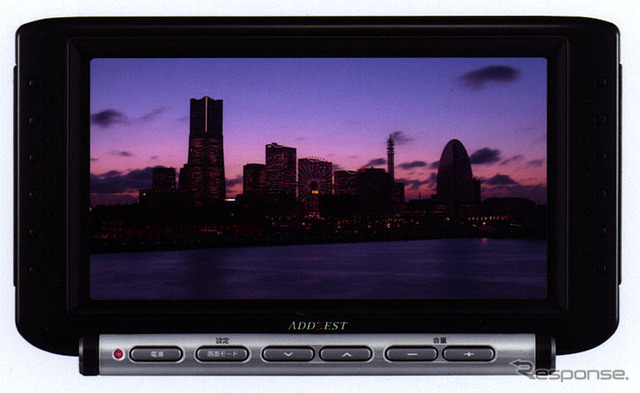 ADDZESTからHDDナビ『MAX735HD』、リアモニター『VMA640』発売