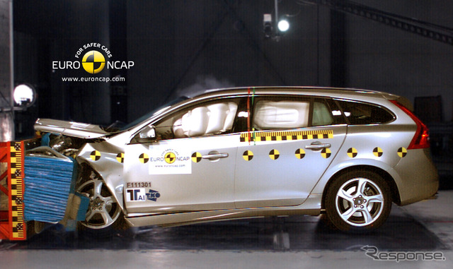 【ユーロNCAP】ボルボ V60 が最高評価の5つ星