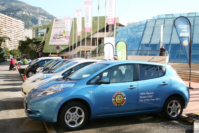 日産のEV、リーフ