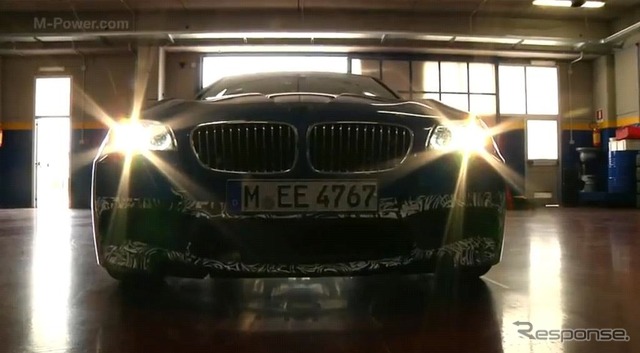 BMW M5 次期型、300km/hオーバーでコーヒーブレイク？［動画］