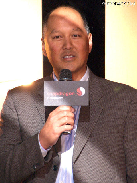Qualcomm SVP, Product Management, Computing & Consumer ProductsのLuis Pineda氏 Qualcomm SVP, Product Management, Computing & Consumer ProductsのLuis Pineda氏