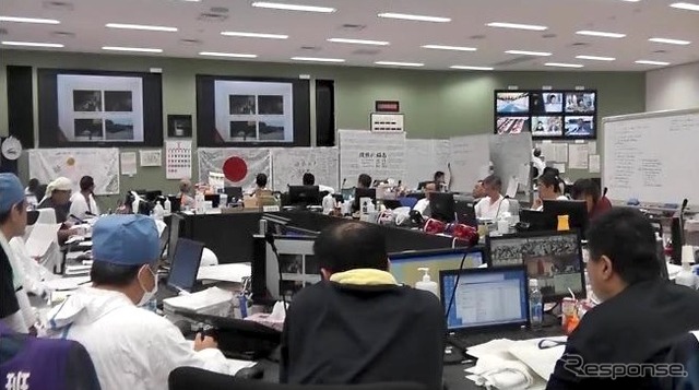福島第一原子力発電所全体会議(5月27日9時撮影)