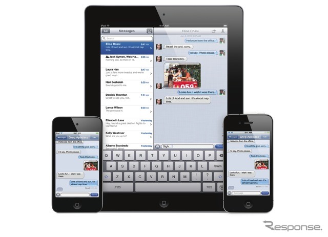 iOS 5（iMessage）