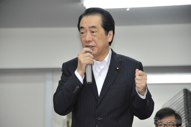 菅直人首相(7日・永田町)
