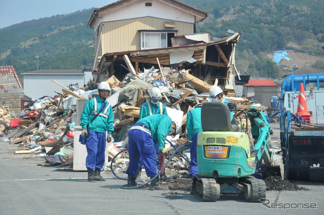 宮城県石巻市のようす（5月上旬）