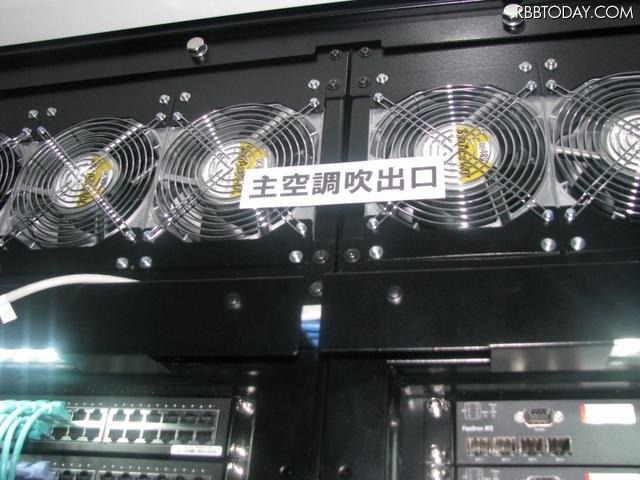 主空調吹出口 主空調吹出口