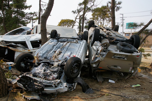 宮城県仙台市宮城野区港２丁目付近（4月）