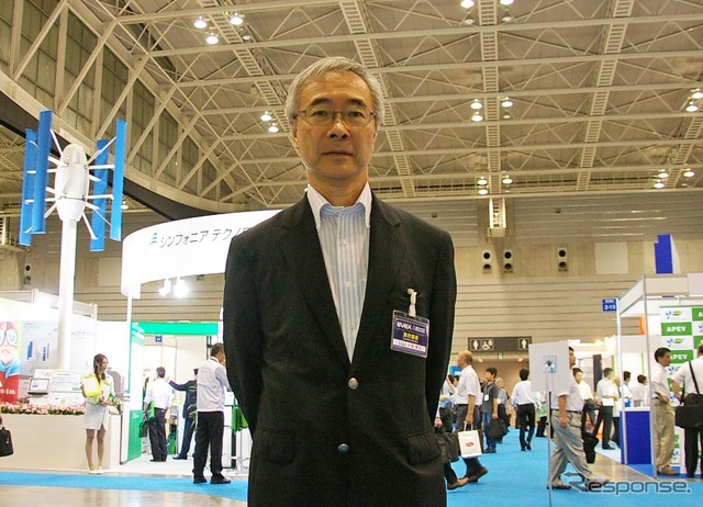 実行委員長の早稲田大学大学院教授 大聖泰弘氏(2010年7月EVEX会場にて)