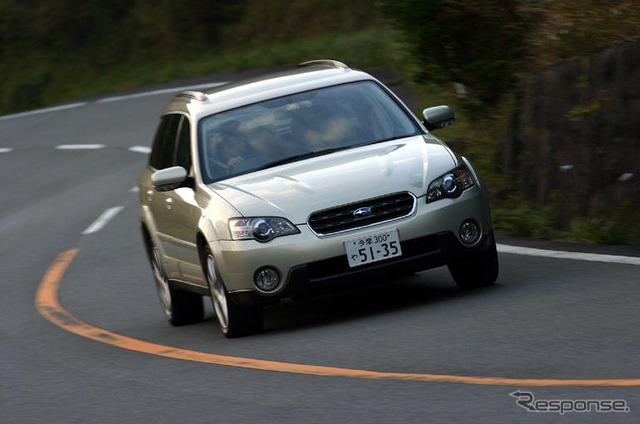 【インプレ'03】斎藤聡 スバル『アウトバック』走破性高く、走りいいSUV