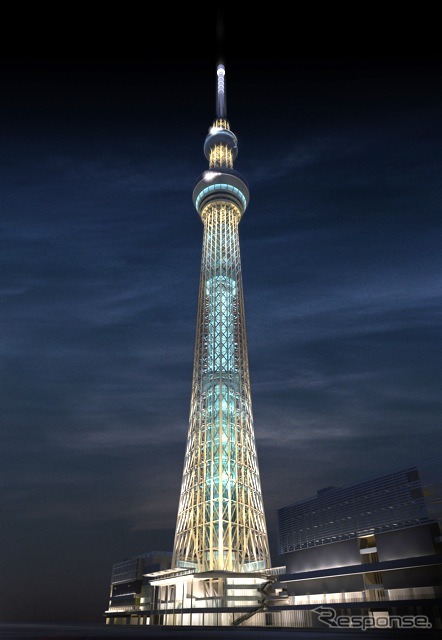 東京スカイツリー照明「粋」