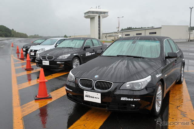 新世代ランフラットタイヤ「POTENZA S001 RFT」試乗会の様子