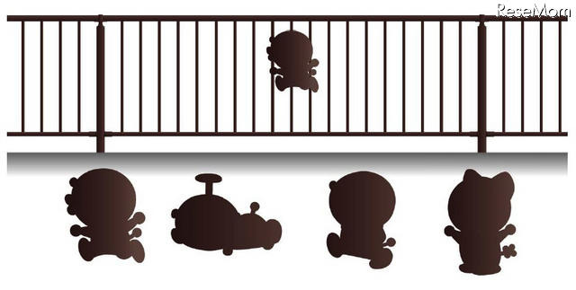 「藤子・F・不二雄ミュージアム」開館に合わせキャラクターバス運行 キャラクター付き転落防止柵