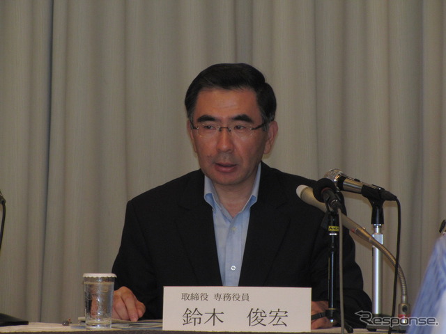 スズキ鈴木専務「今期はアジアで積極的な設備投資を行う」