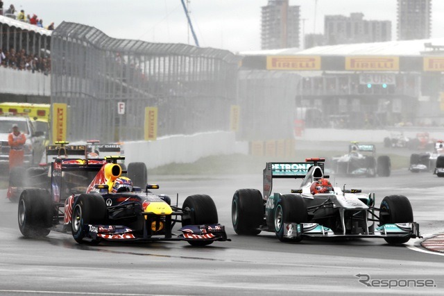 2014年よりF1のエンジンは1.6リットルV6となることが決定した（写真はカナダGP）