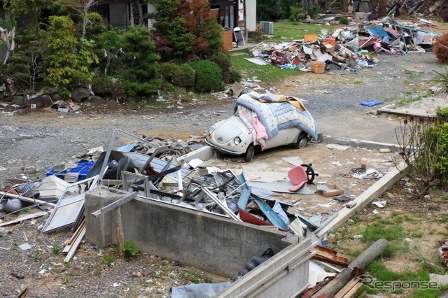 東日本大震災発生から3か月。宮城県南三陸町