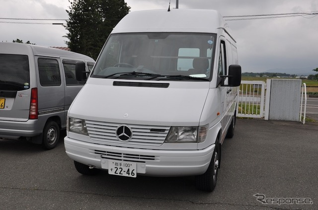 デュポン製塗料の販売会社、ユーポンなどが利用するデモカー