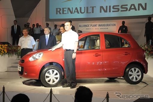 インド、チェンナイ工場の竣工式(2010年)