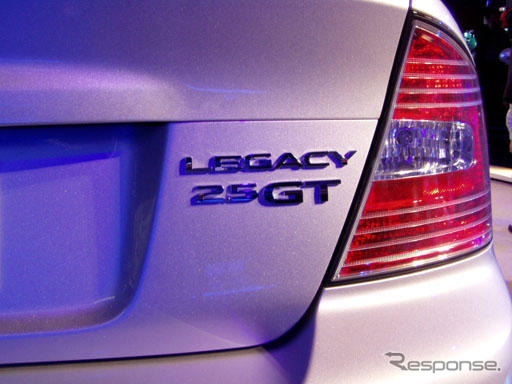 【デトロイトショー'04速報】スバル『レガシィ』、2.5GTターボで加速!