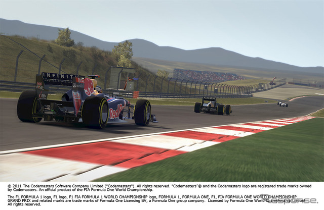 PS3/Xbox 360『F1 2011』。写真は開発中