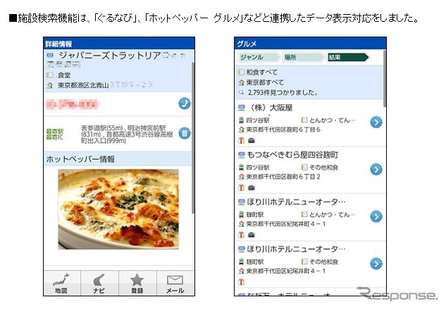 ソフトバンクのAndroid向け『いつもNAVI』、バージョンアップした主な機能