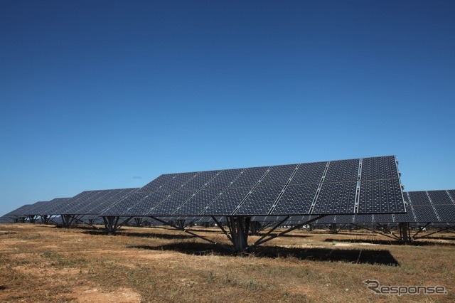 完成した大規模太陽光発電所