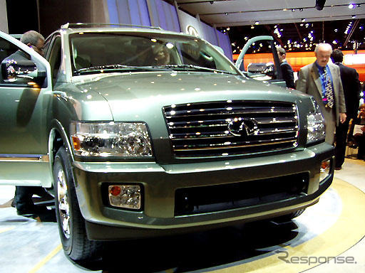 【デトロイトショー'04速報】インフィニティ『QX56』…ゴージャス&フルサイズ
