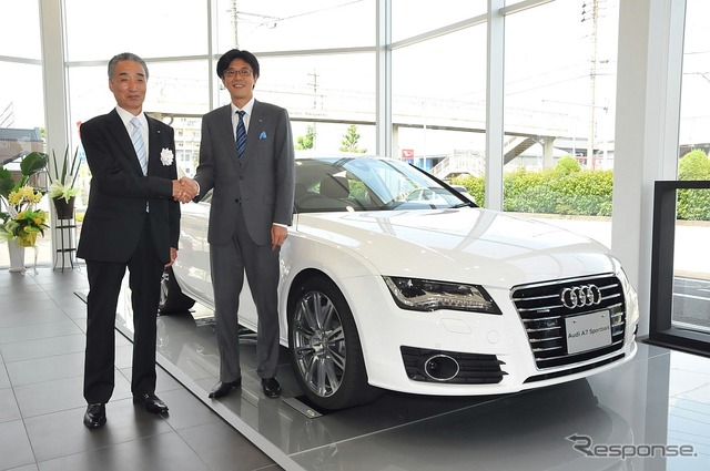 アウディジャパン大喜多社長とホワイトハウス木村社長