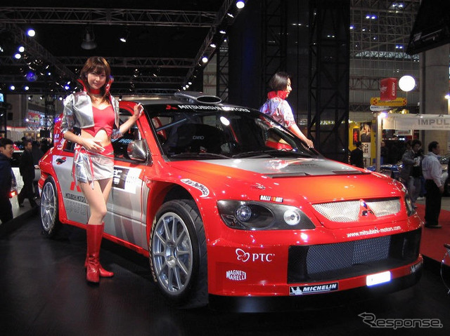 【東京オートサロン'04写真蔵】三菱『ランサー』---WRC＆ランエボVIII MR