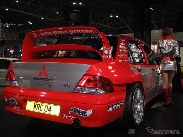 【東京オートサロン'04写真蔵】三菱『ランサー』---WRC&ランエボVIII MR