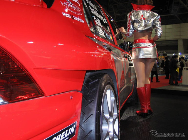 【東京オートサロン'04写真蔵】三菱『ランサー』---WRC&ランエボVIII MR