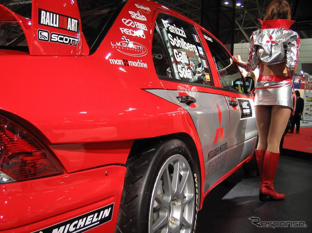 【東京オートサロン'04写真蔵】三菱『ランサー』---WRC&ランエボVIII MR