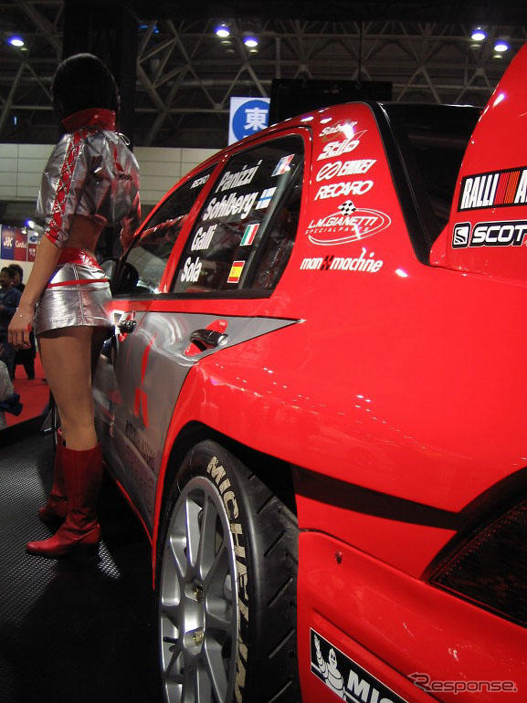 【東京オートサロン'04写真蔵】三菱『ランサー』---WRC&ランエボVIII MR
