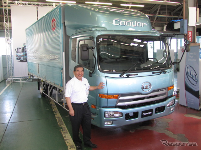 【UDトラックス コンドルMK/LK 新型】竹内社長「新型エンジンをボルボグループにも」