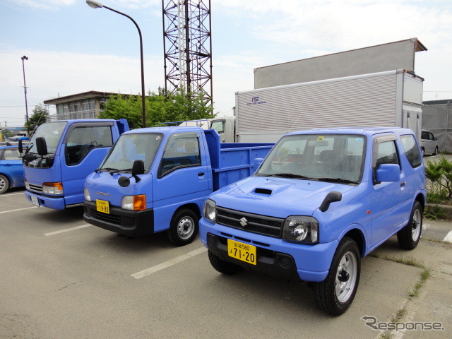 SGモータース、いすゞ『エルフ』、スバル『サンバー』、スズキ『ジムニー』の3台を石巻市に寄贈