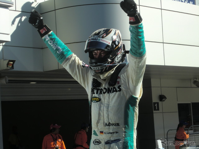 今季は出走機会2連勝のロッテラー。今年のル・マン24時間レース総合優勝クルーの一員だ