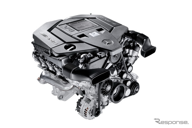 メルセデスベンツSLK55AMG新型に搭載予定の新開発5.5リットルV型8気筒自然吸気エンジン