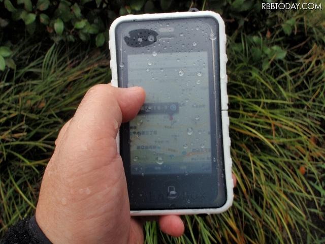 IPX7相当の防水対応